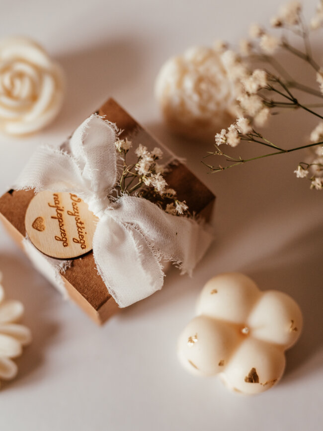 świece sojowe na podziękowanie