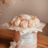 Flower box - Candle box - bukiet świec sojowych - piwonie